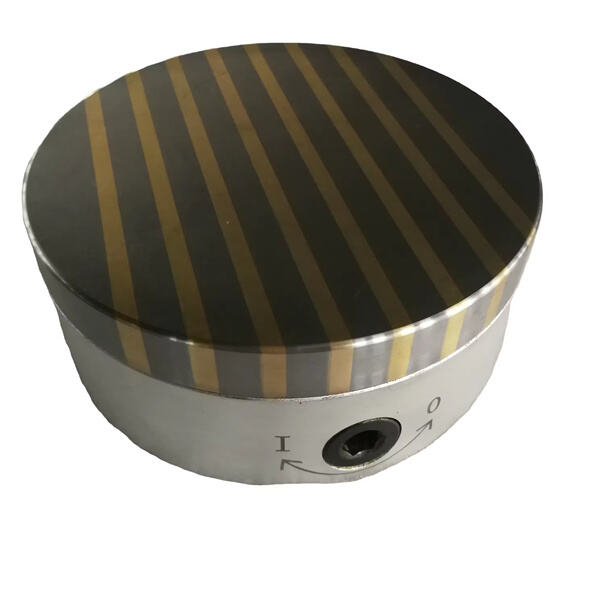 Quickly and easily set up your workpieces on the round magnetic chuck for efficient production.