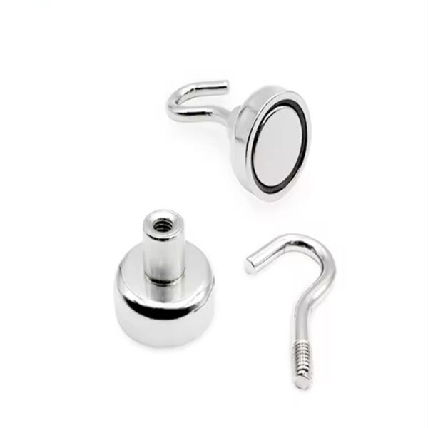 Hang your keys, hats, and more with a convenient magnetic wall hanger