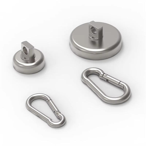 Simply attach these magnetic hooks to any metal surface for instant organization.
