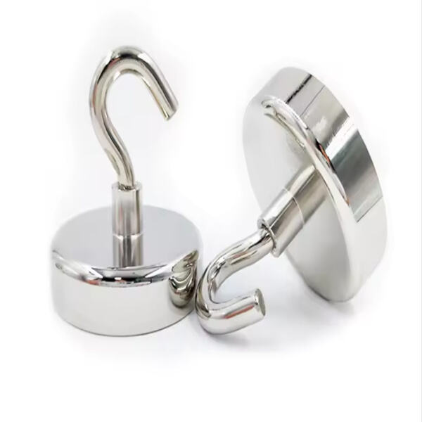 Say goodbye to nails and screws with magnetic hooks