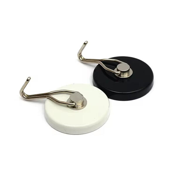 White Magnetic Hooks for Heavy Items