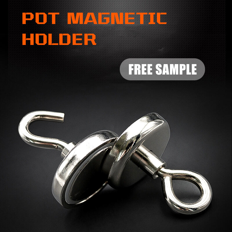 High Quality Customized Ndfeb Neodymium Powerful Magnetic Hooks For Sale details