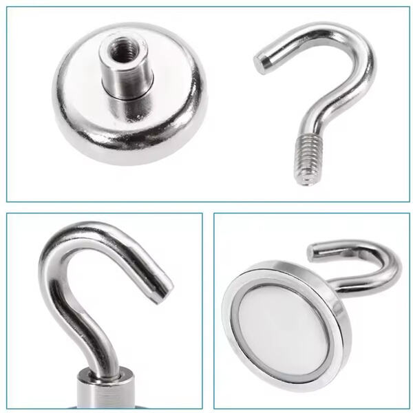 Say goodbye to drilling and wall damage with magnetic hanging hooks.