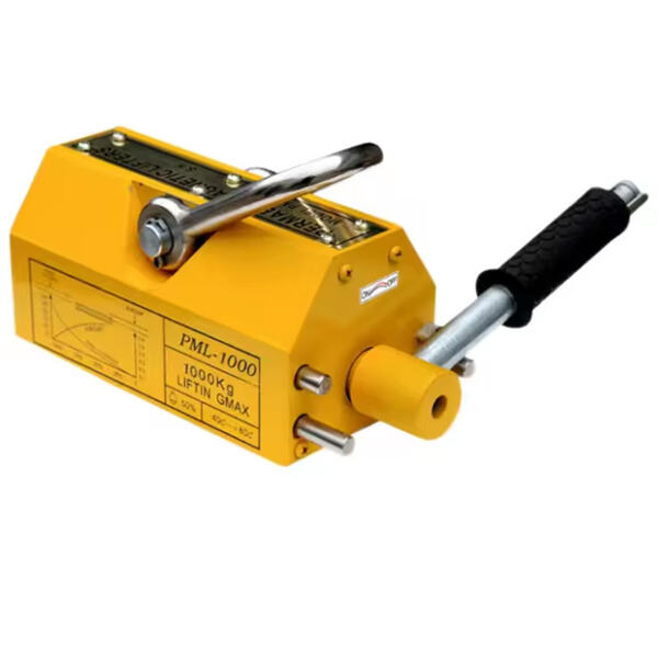 Using steel plate lifting magnets for secure heavy material handling