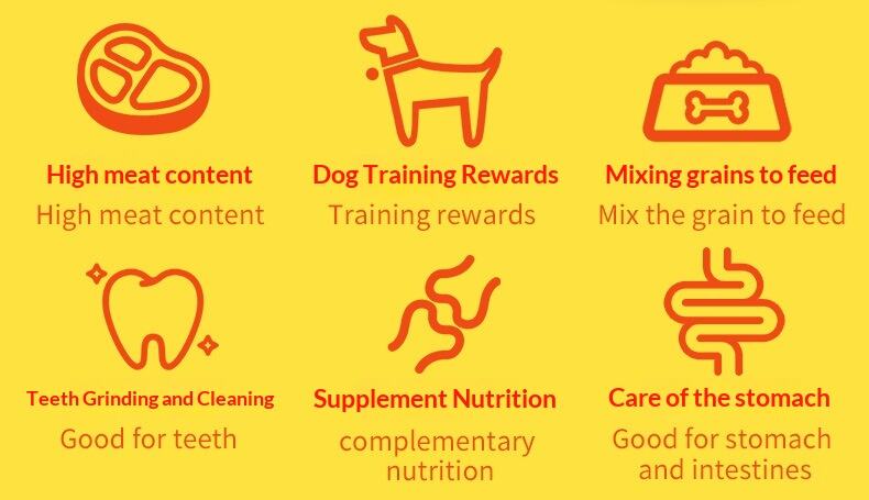 ODM Factory Direct Shandong Pet Dog Snacks Beef Pellet Meat Cube Chicken Beef Wafer Cheese Small Packaging details