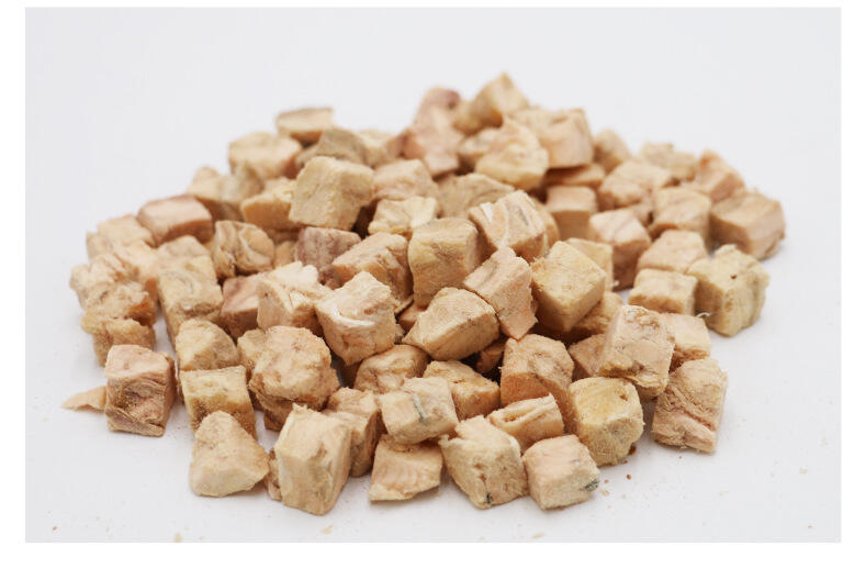 Pet Freeze-Dried Salmon Large Particles Cat & Dog Snacks No Additives Wholesale Made in Weifang Shandong details