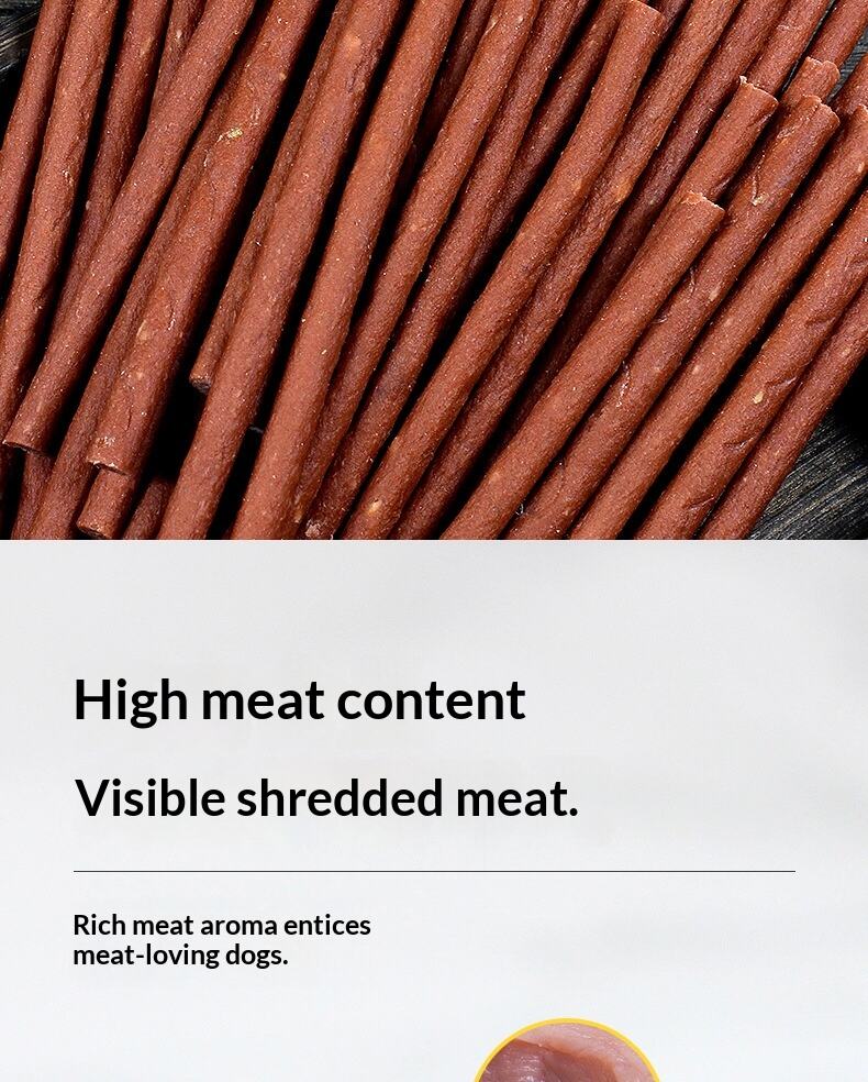 product dog snack beef strip bears small dog chicken stick dried pet food chicken bacon mutton strip 70g vitamins  minerals clean teeth-0