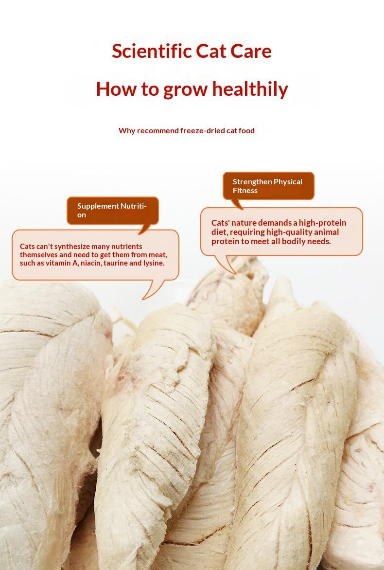 product freeze dried cat treats chicken breast  duck breast full stage wholesale-0
