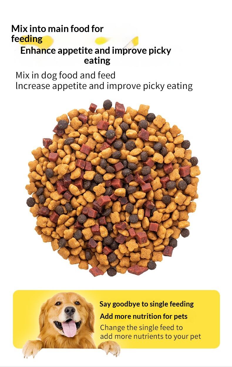 ODM Factory Direct Shandong Pet Dog Snacks Beef Pellet Meat Cube Chicken Beef Wafer Cheese Small Packaging factory