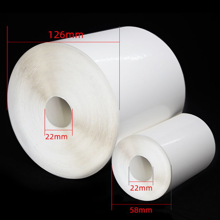 Inkjet Printing BOPP Film White BOPP Labels PP Sticker Synthetic Paper Freezer Label Sticker factory