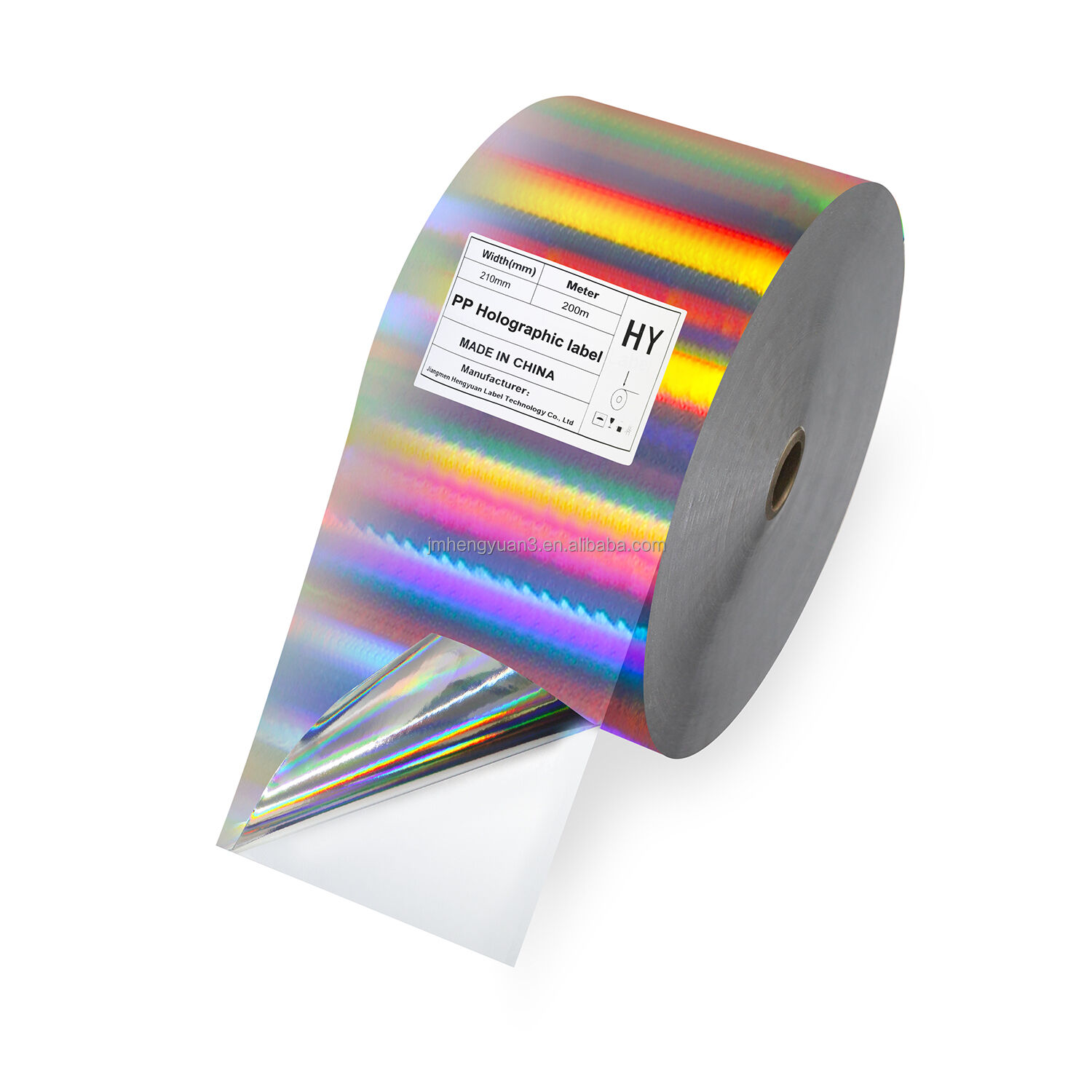 Glossy BOPP White/Sliver/Clear Jumbo Label Material Polypropylene PP Label Stock Self Adhesive Sticker Jumbo Bopp Label Sticker supplier