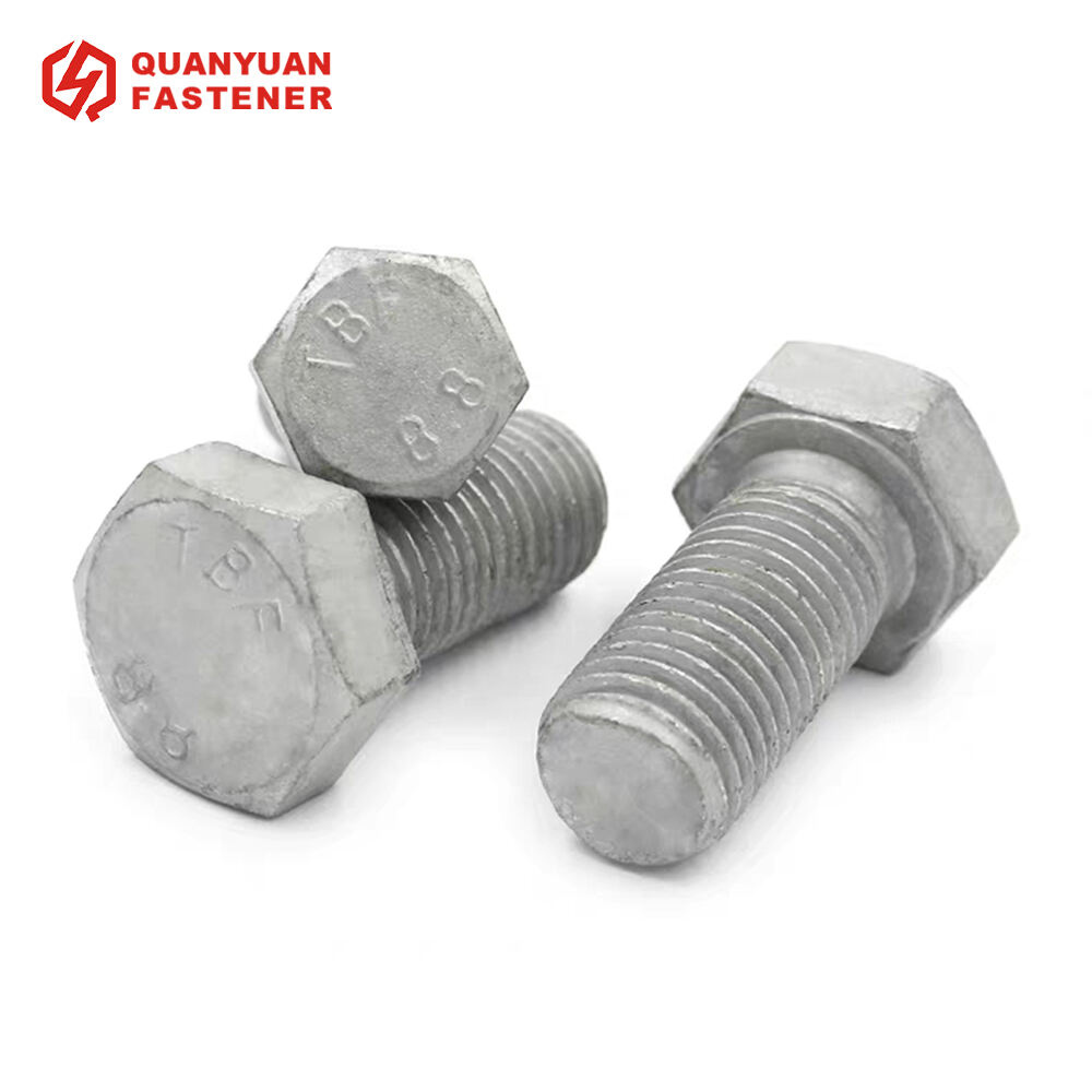 Hot DIP Galvanized Electric Tower Hexagon Head Bolts