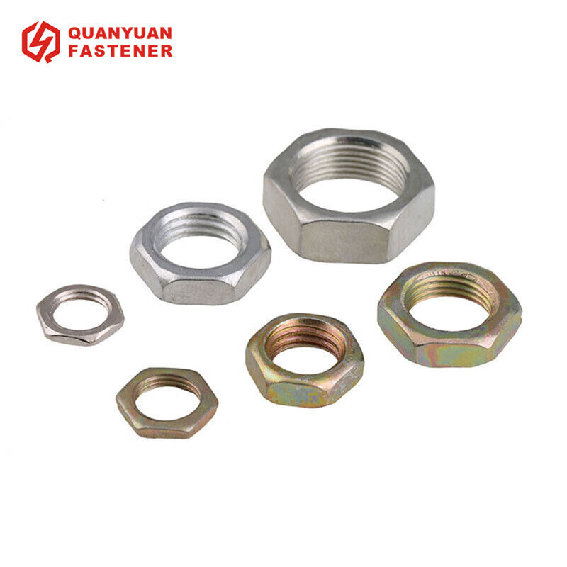 Zinc Plated Steel Hexagon Thin Nut