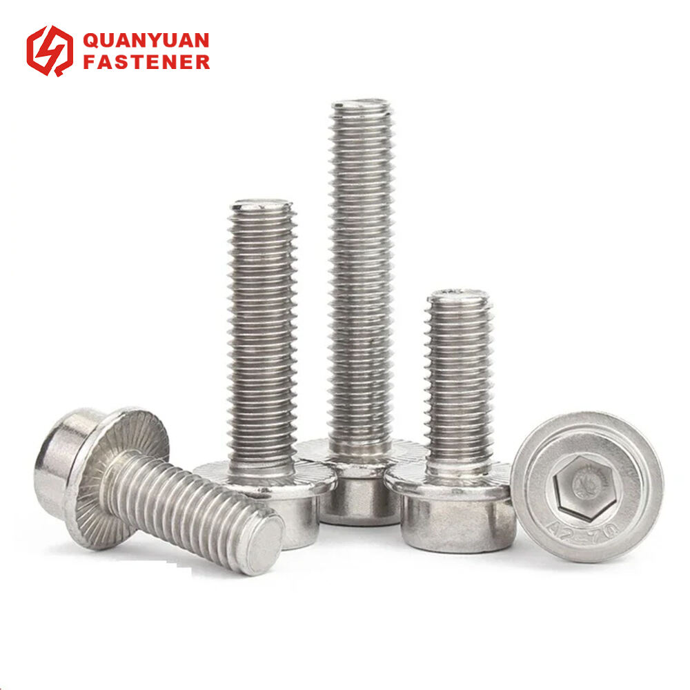 Stainless Steel Allen Socket Round Head Flange Bolt