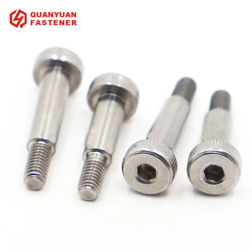 Stainless Steel Hex Socket Shoulder Bolt With With knurling