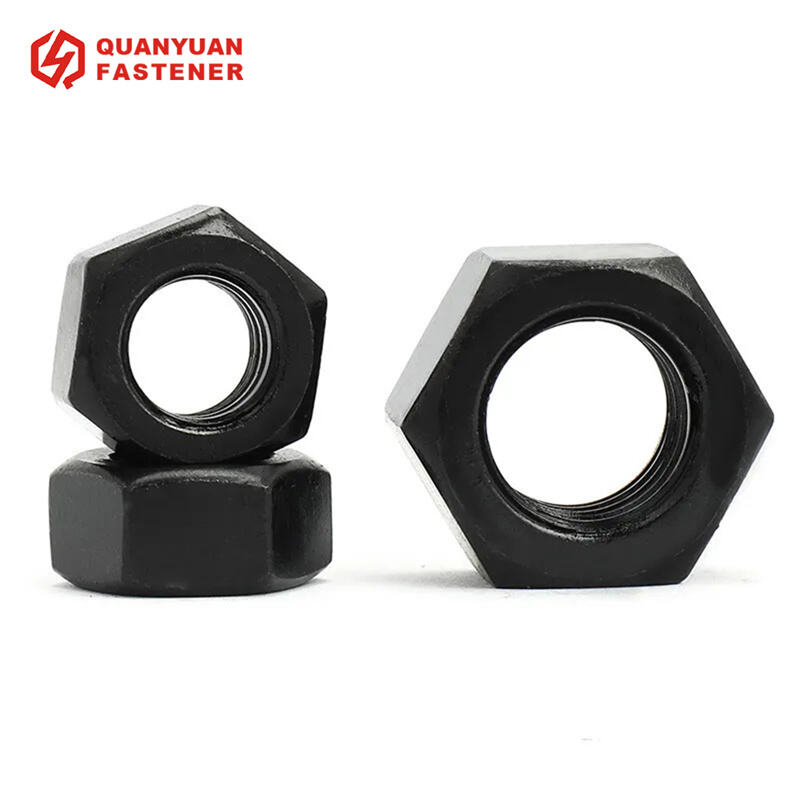 Metric 2H Strength Steel Heavy Hex Nuts