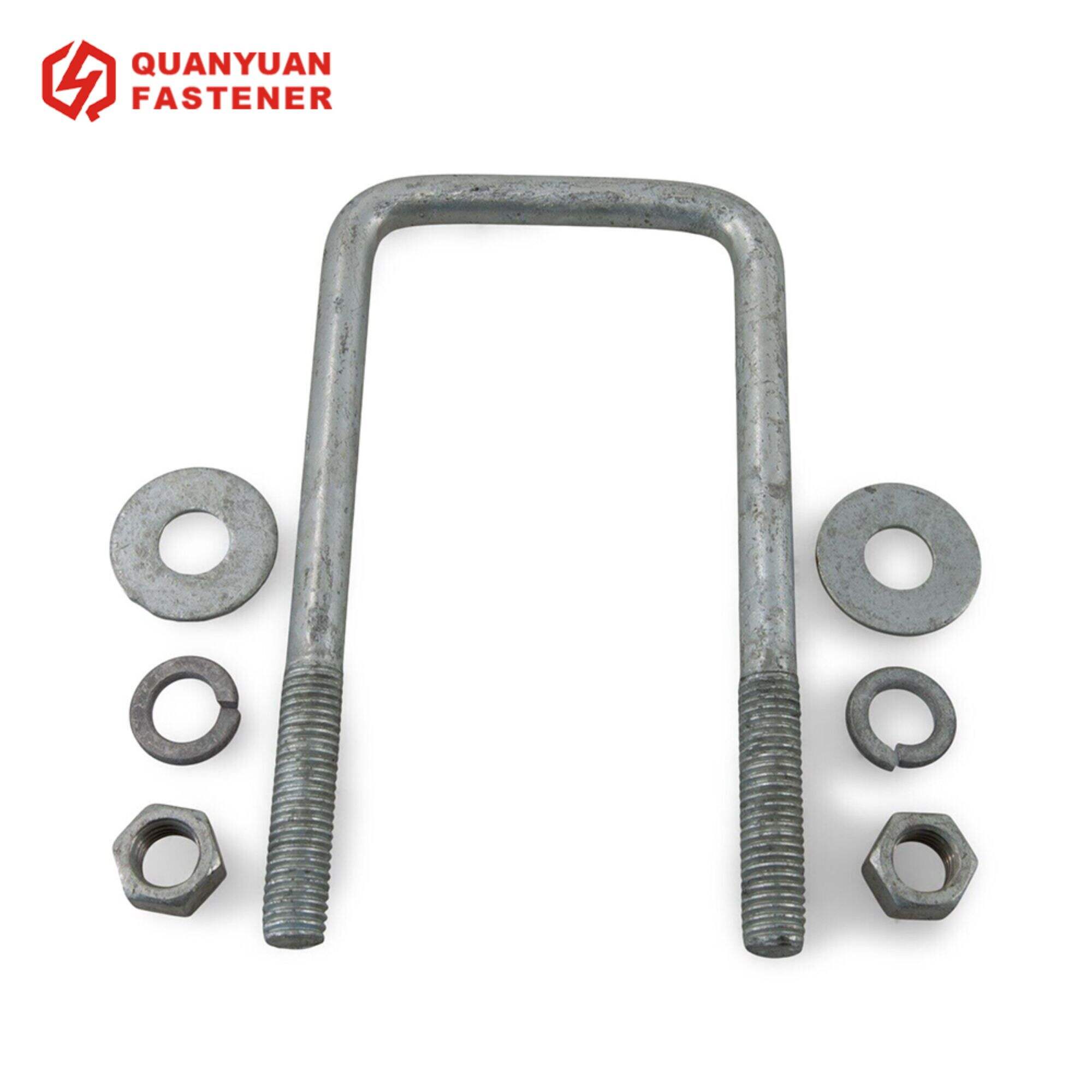 Boat Trailer Hot Dipped Galvanized Square U-Bolt 