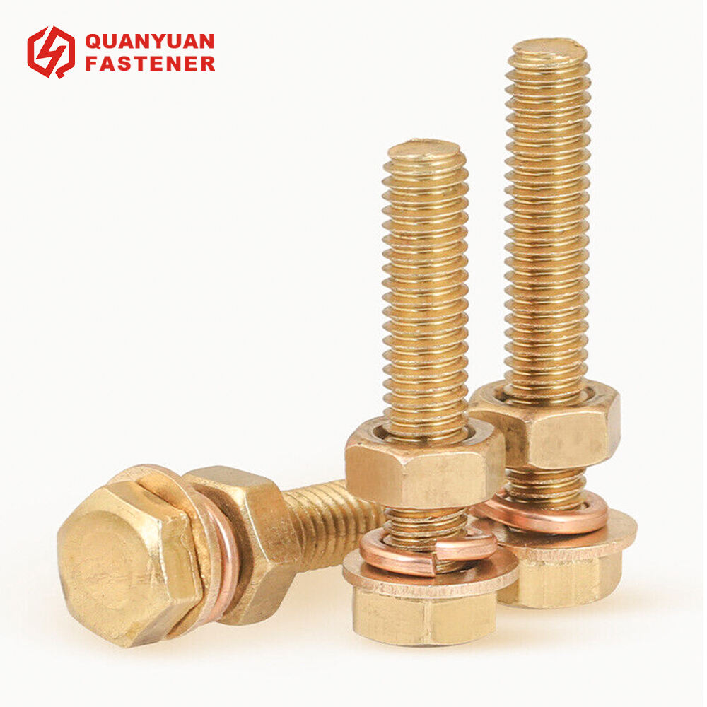 Brass Hexagon Head Screws Hex Bolts