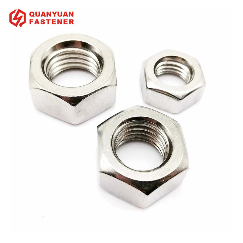 Metric 18-8 Stainless Steel Hex Nuts