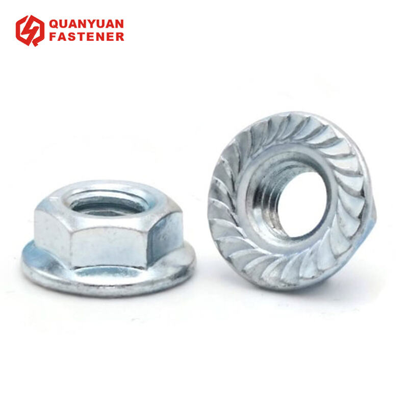 Zinc Plated Hex Flange Nut