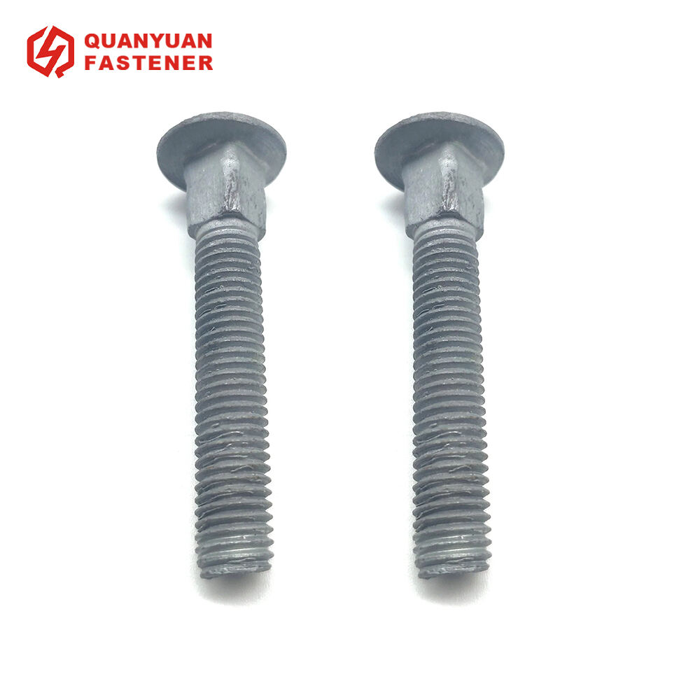 Hot Dip Galvanized Carbon Steel Carriage Bolt