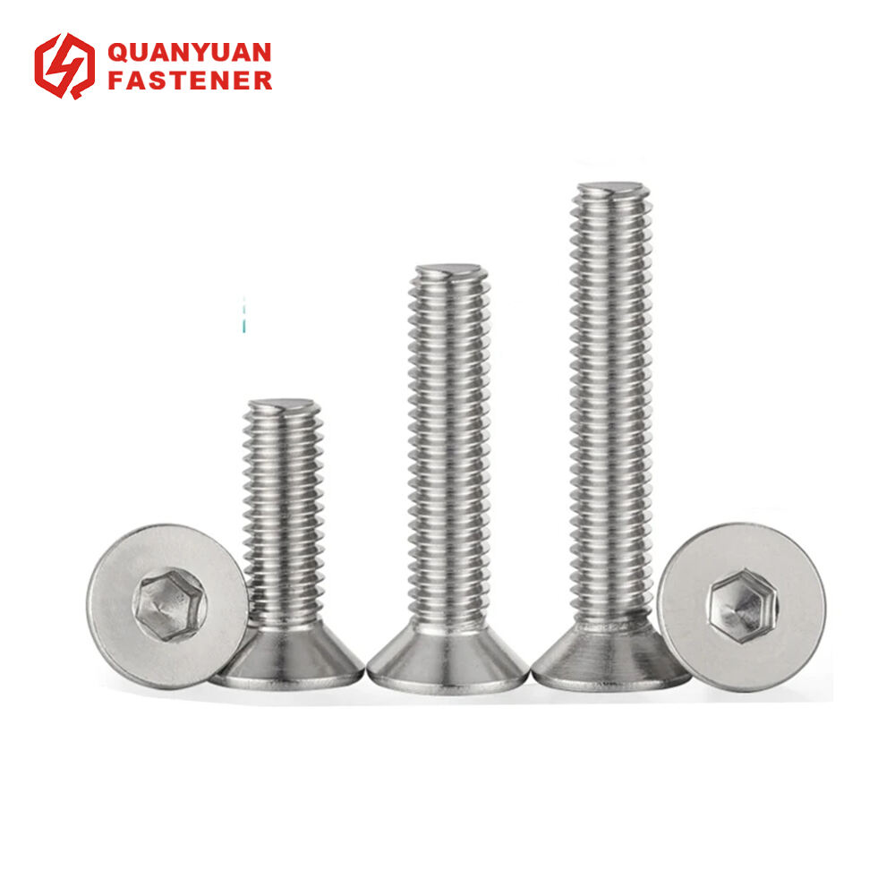 Stainless Steel Countersunk Flat Head Hexagon Hex Socket Bolt