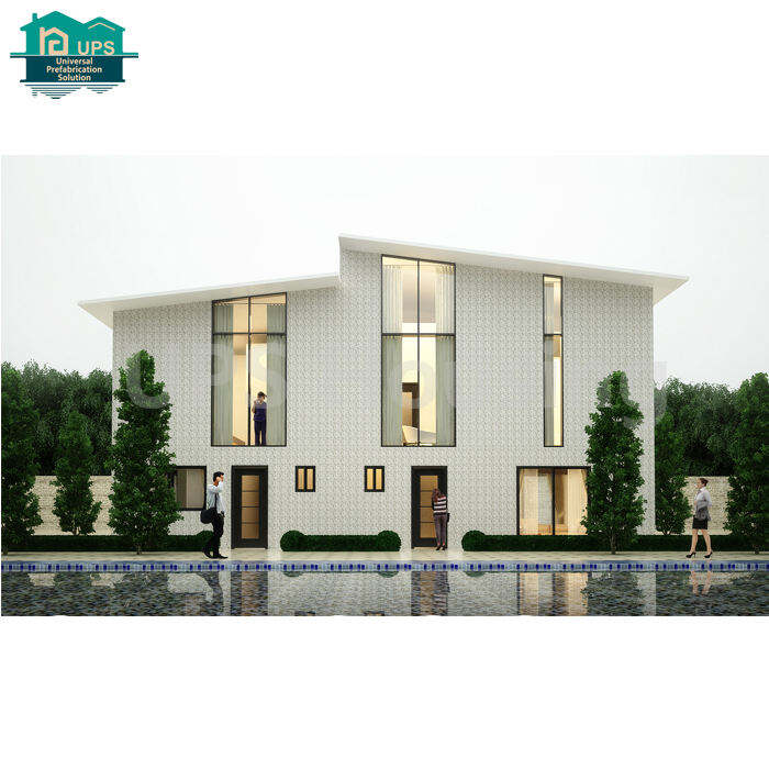 Rapid-build, Eco-friendly 2-Storey Prefab Family Home with Fiber Cement: Easy Assembly & Personalizable