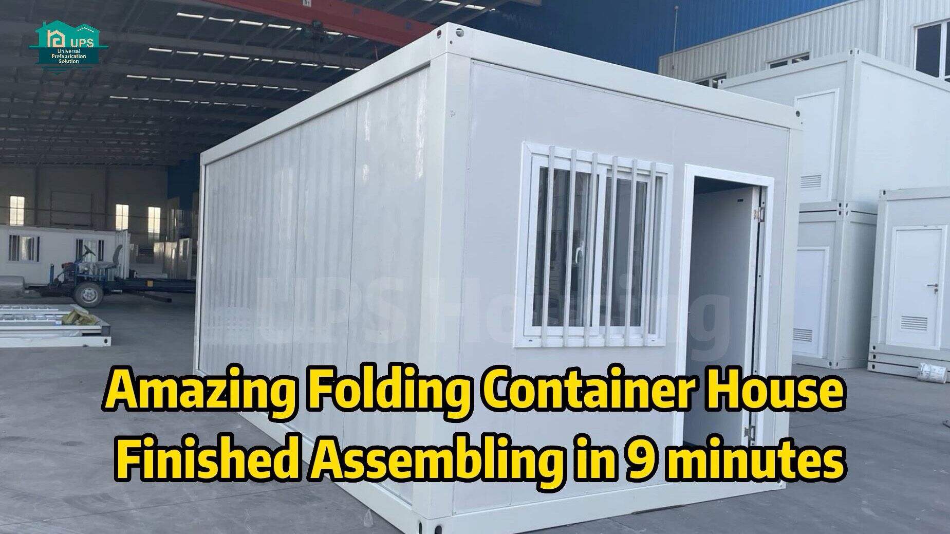 Assembling process of New Style Folding container house
