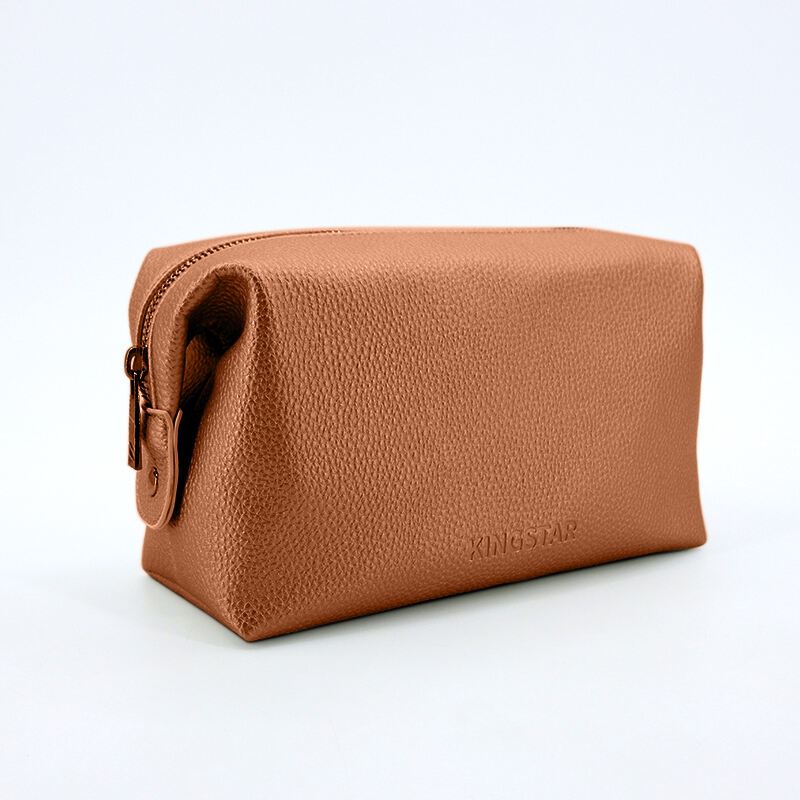 Customized Luxury PU Leather Toiletry Bag High Quality Multifunctional Makeup Bags for Men factory