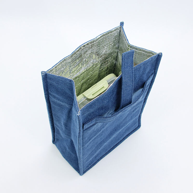 School Work Office Insulated Lunch Bag Roll Top Reusable Lunch Box Thermal Lunch Cooler Tote Container for Adults details