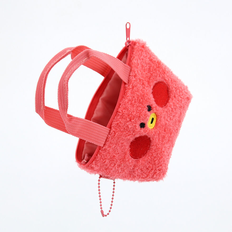 Custom Fashion Mini Teddy Fleece Crossbody Bag Sherpa Fleece Handbag Purse RPET Tote Bag for Women Winter Plush Texture Handbag supplier