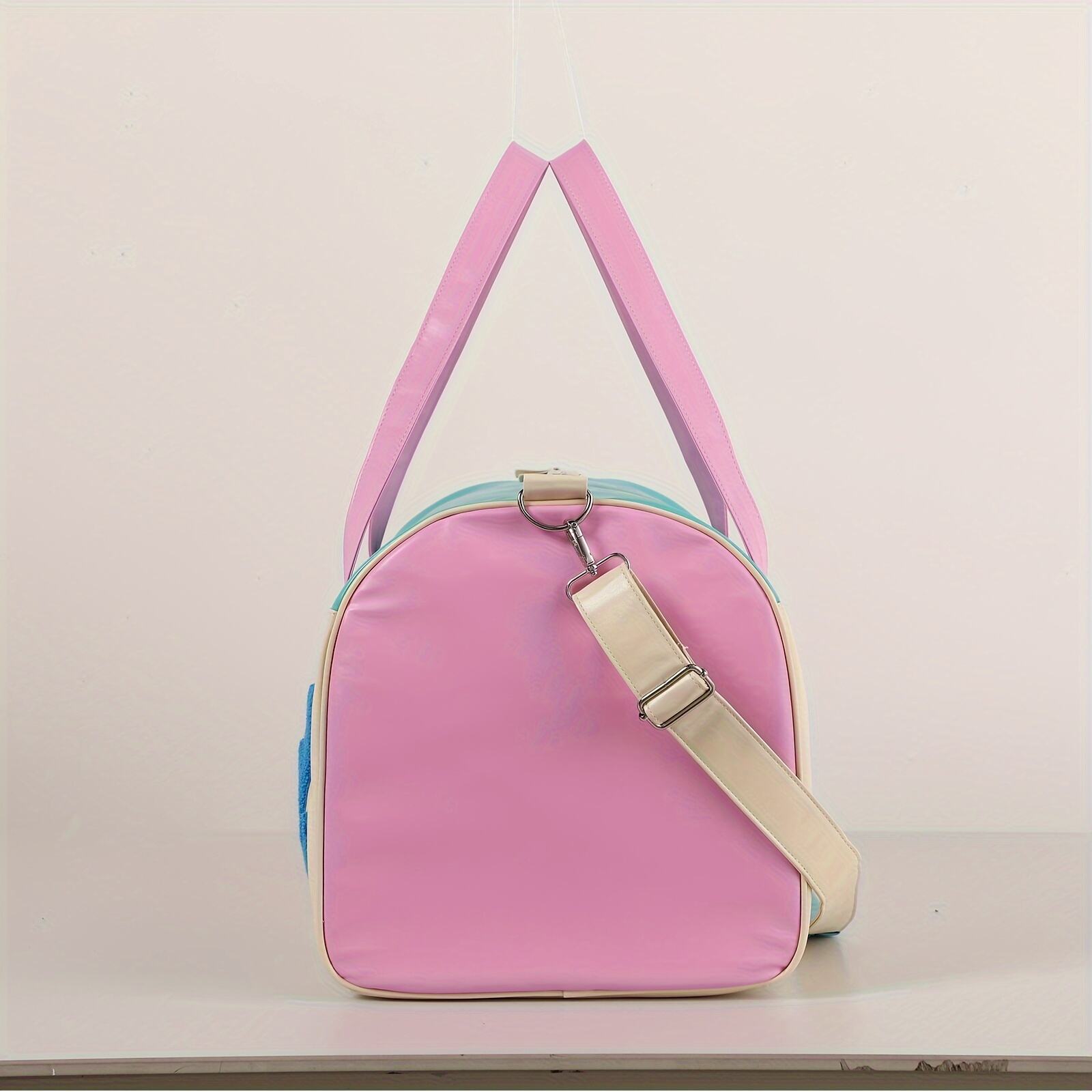 product casual weekend luggage large embroidery capacity shoulder travel bag sports gym carry on women duffel bag537-5