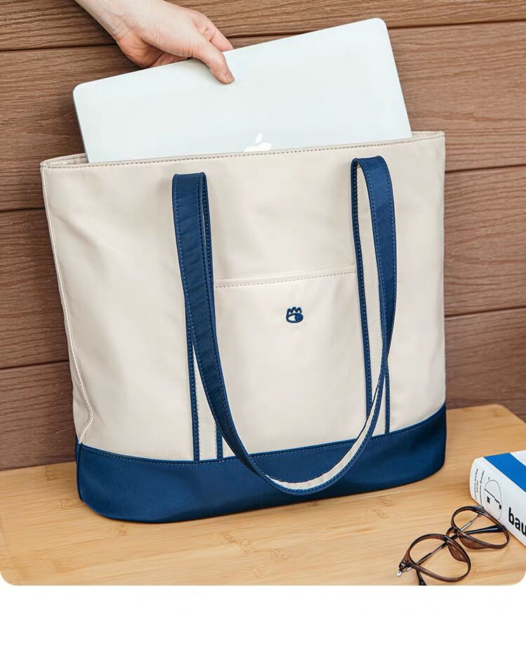 2024 Customized Large Capacity Nylon Tote Bag Shopping Bag with Handle Wholesale Beach Bag with Printed logo factory