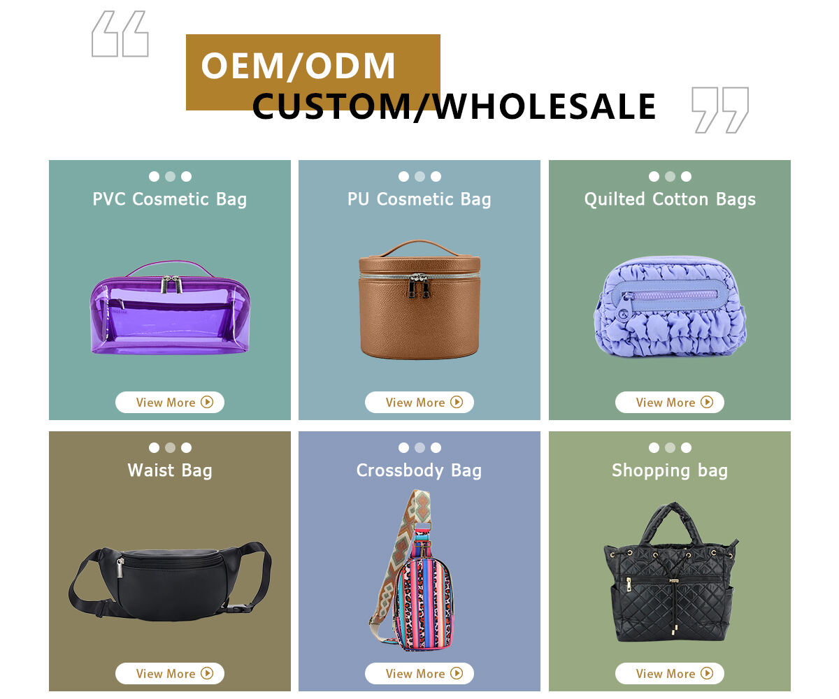 Factory Wholesale French Romantic Floral Basket Bag Skincare Pouches Custom Logo Printing Fashion Style Cotton Material Zipper details