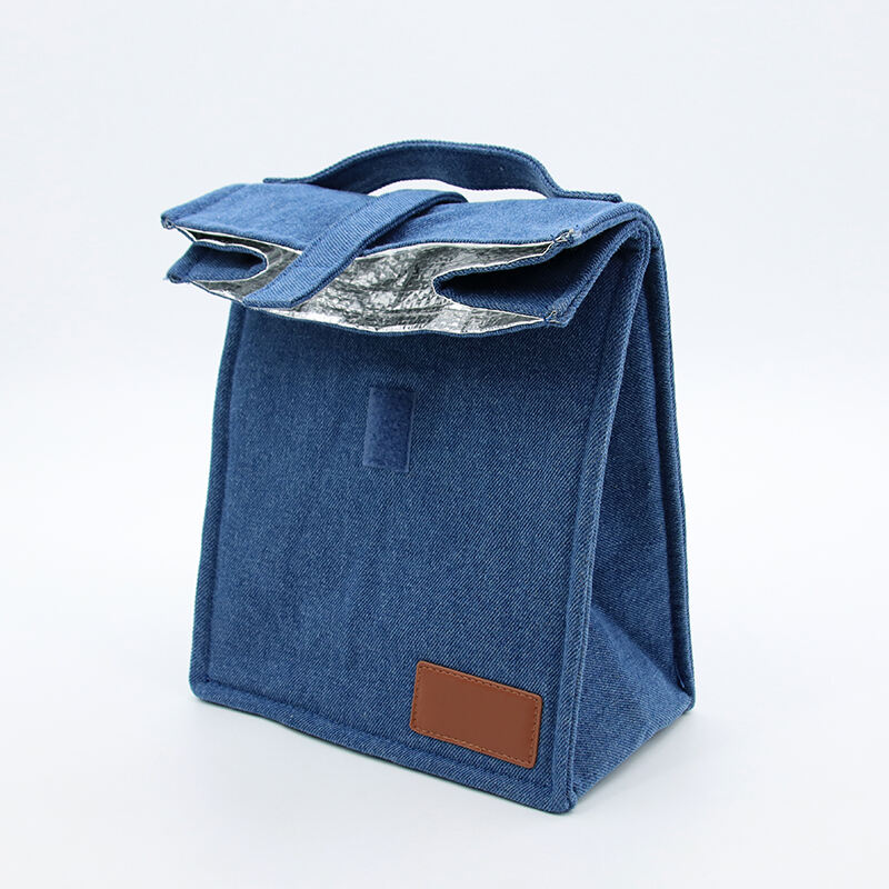 School Work Office Insulated Lunch Bag Roll Top Reusable Lunch Box Thermal Lunch Cooler Tote Container for Adults manufacture