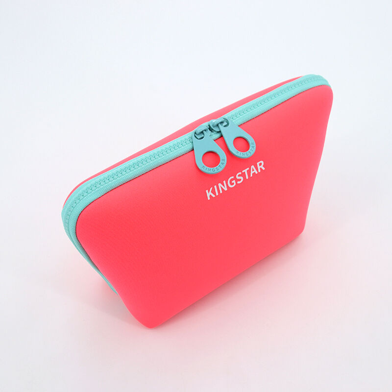 product portable neoprene bag case small square accessories makeup mouse cable pouch makeup kits bag366-4