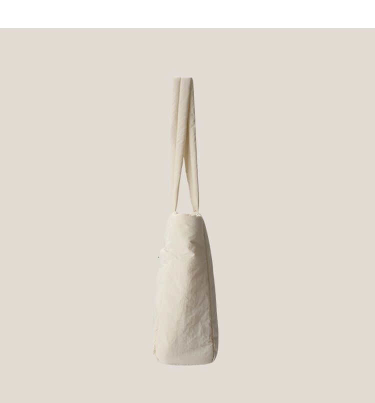 Puffer Shoulder Bag with Soft Hand Feeling Large Capacity Shopping Bag Multi Color Shoulder Bag for Women details