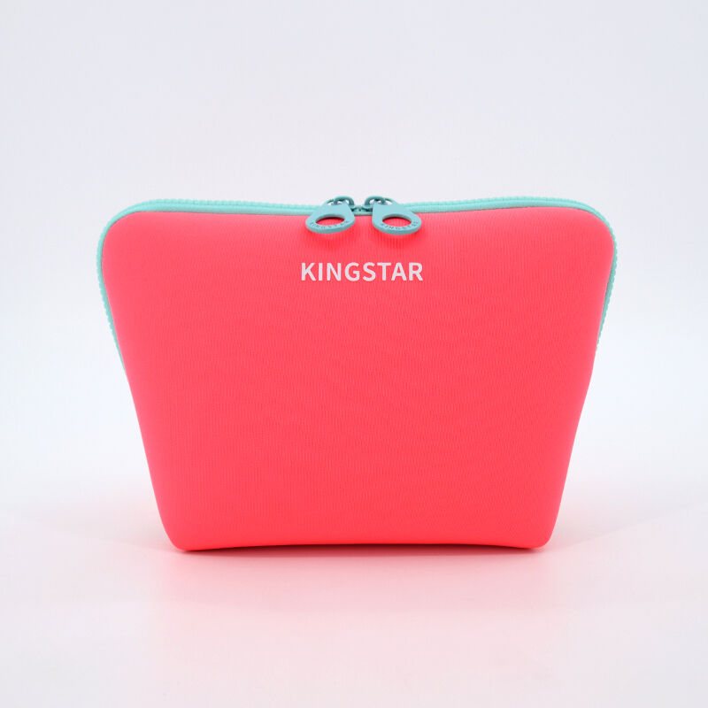 product portable neoprene bag case small square accessories makeup mouse cable pouch makeup kits bag366-6
