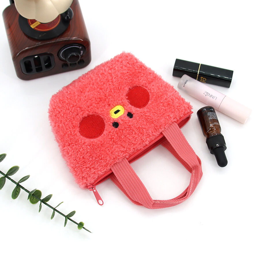 Custom Fashion Mini Teddy Fleece Crossbody Bag Sherpa Fleece Handbag Purse RPET Tote Bag for Women Winter Plush Texture Handbag supplier