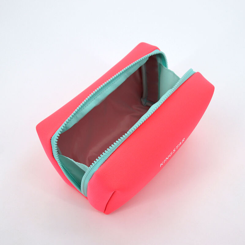 Hot Selling Travel Makeup Bag Travel Cosmetic Multi-functional Toiletry Waterproof Brushes Bag Neoprene Zipper Pouch factory
