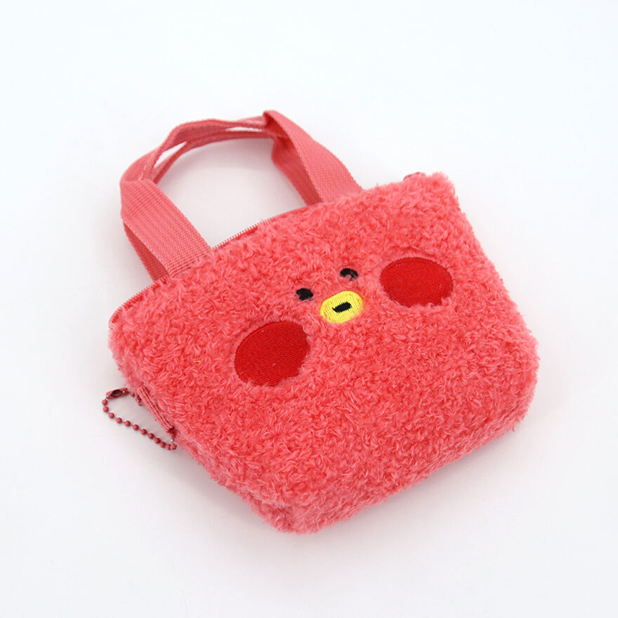 Custom Fashion Mini Teddy Fleece Crossbody Bag Sherpa Fleece Handbag Purse RPET Tote Bag for Women Winter Plush Texture Handbag supplier