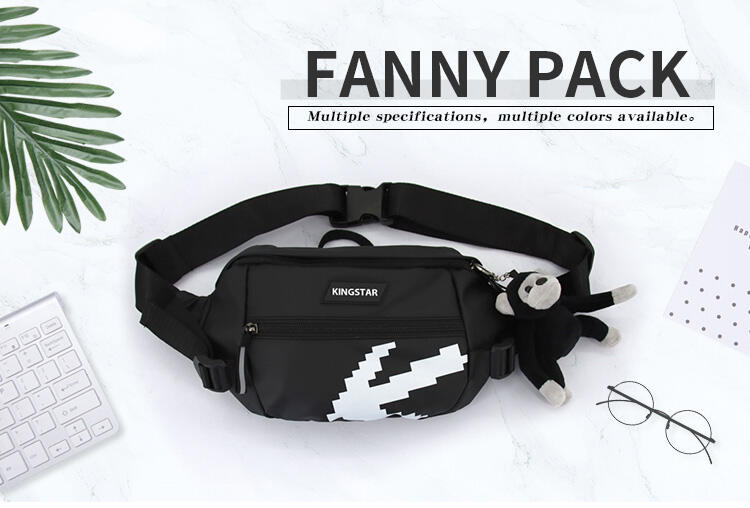 Wholesale OEM PU Vegan Leather Waist Pack Chest Bag Shoulder Cross Body Fanny Pack details