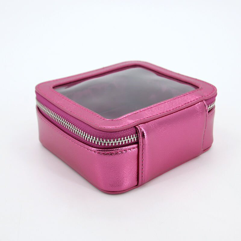 Small Waterproof Clear PVC Cosmetic Bag Customized Make up Pouch PU Travel Mini Fashion Plastic Makeup Bag With Zipper manufacture