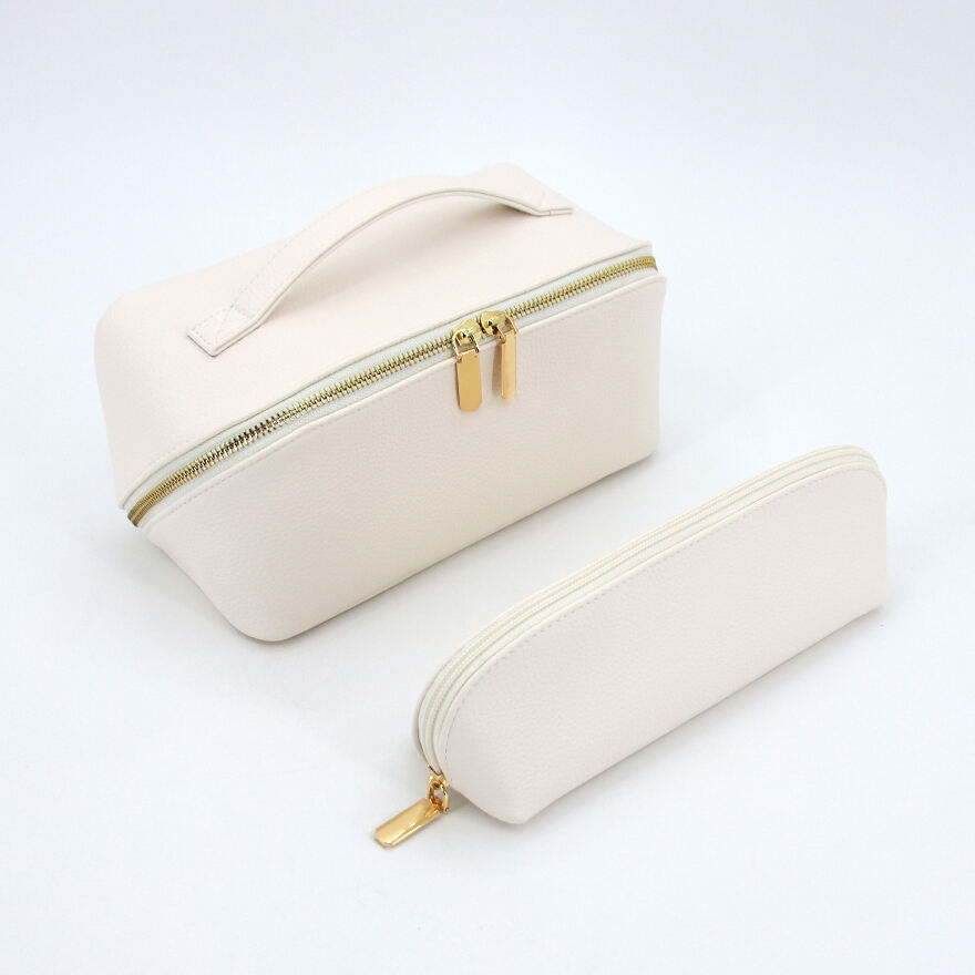 Luxury Cosmetic Bags Fashion Washing PU Large Capacity Travel Bags details
