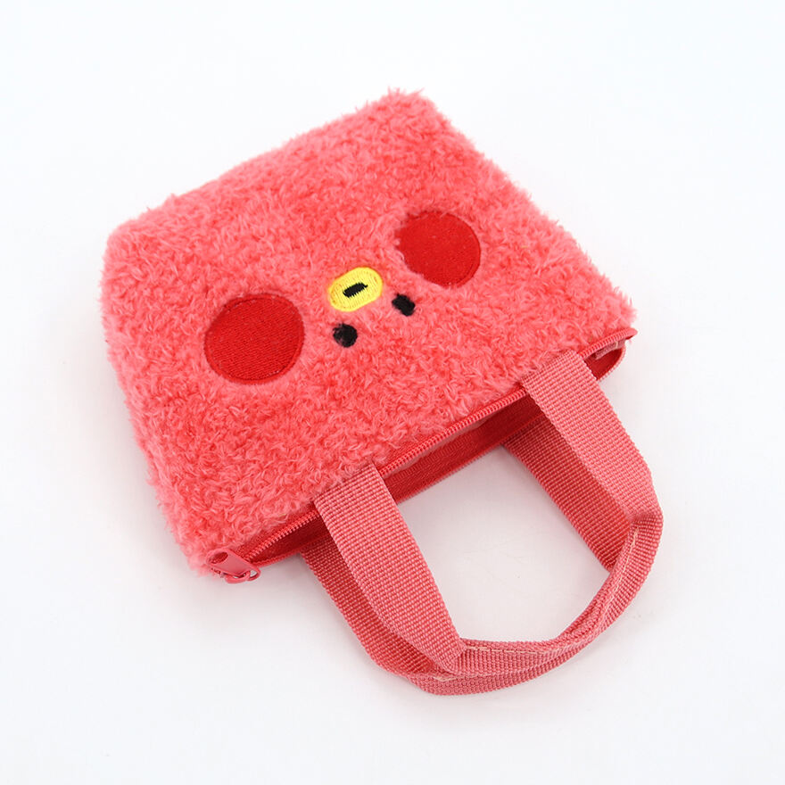 Custom Fashion Mini Teddy Fleece Crossbody Bag Sherpa Fleece Handbag Purse RPET Tote Bag for Women Winter Plush Texture Handbag manufacture