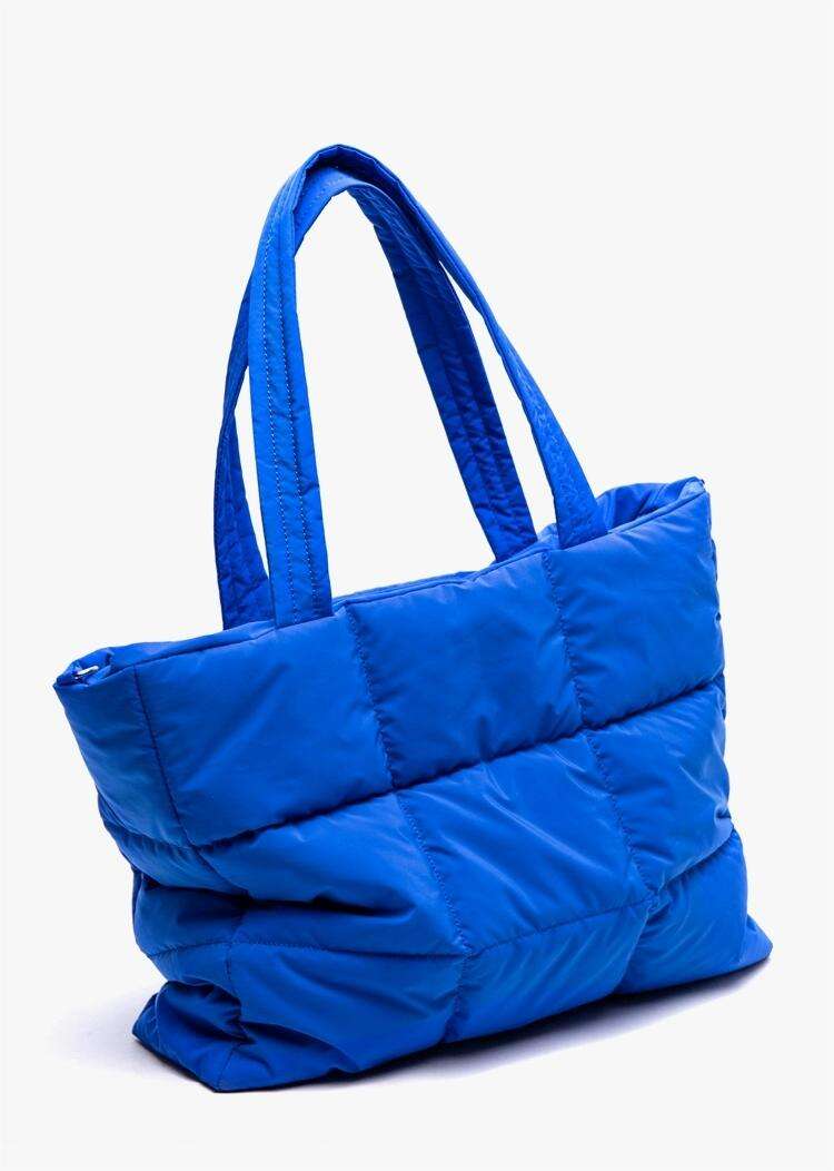 Puffer Shoulder Bag with Soft Hand Feeling Large Capacity Shopping Bag Multi Color Shoulder Bag for Women supplier