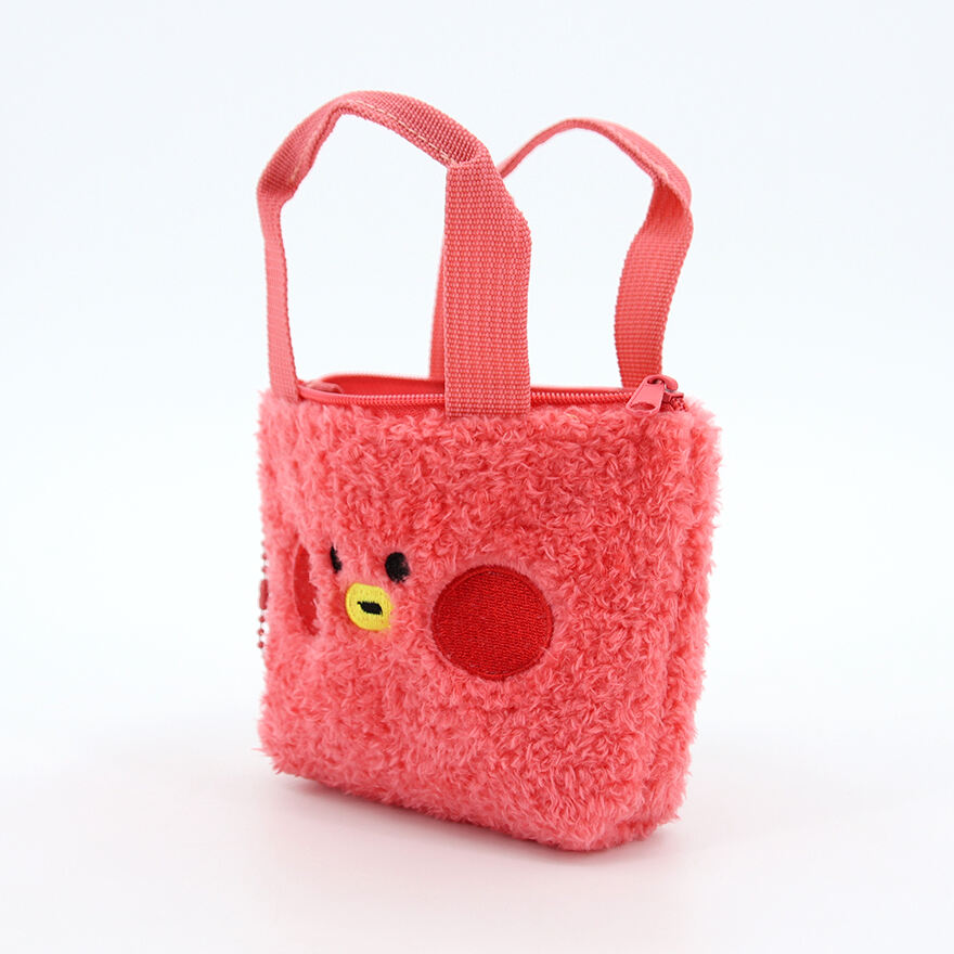 Custom Fashion Mini Teddy Fleece Crossbody Bag Sherpa Fleece Handbag Purse RPET Tote Bag for Women Winter Plush Texture Handbag supplier