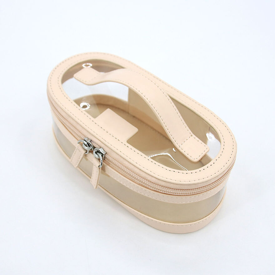 Women's Portable Mini Makeup Bag New Design PU Leather Travel Cosmetic Box Large Zipper for Lipstick Toiletries Brushes Storage manufacture