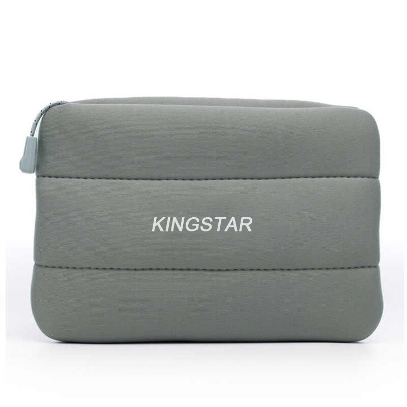 Wholesale Portable Eco Friendly Neoprene Pouch Makeup Cosmetic Bag With Custom Logo factory
