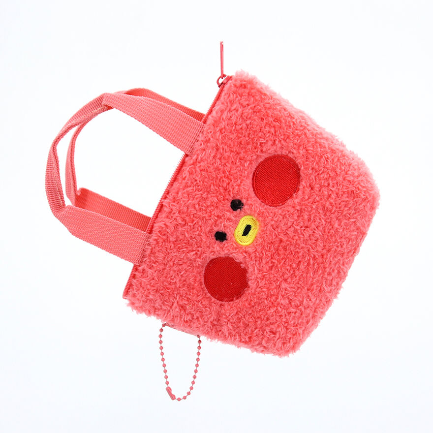 Custom Fashion Mini Teddy Fleece Crossbody Bag Sherpa Fleece Handbag Purse RPET Tote Bag for Women Winter Plush Texture Handbag factory